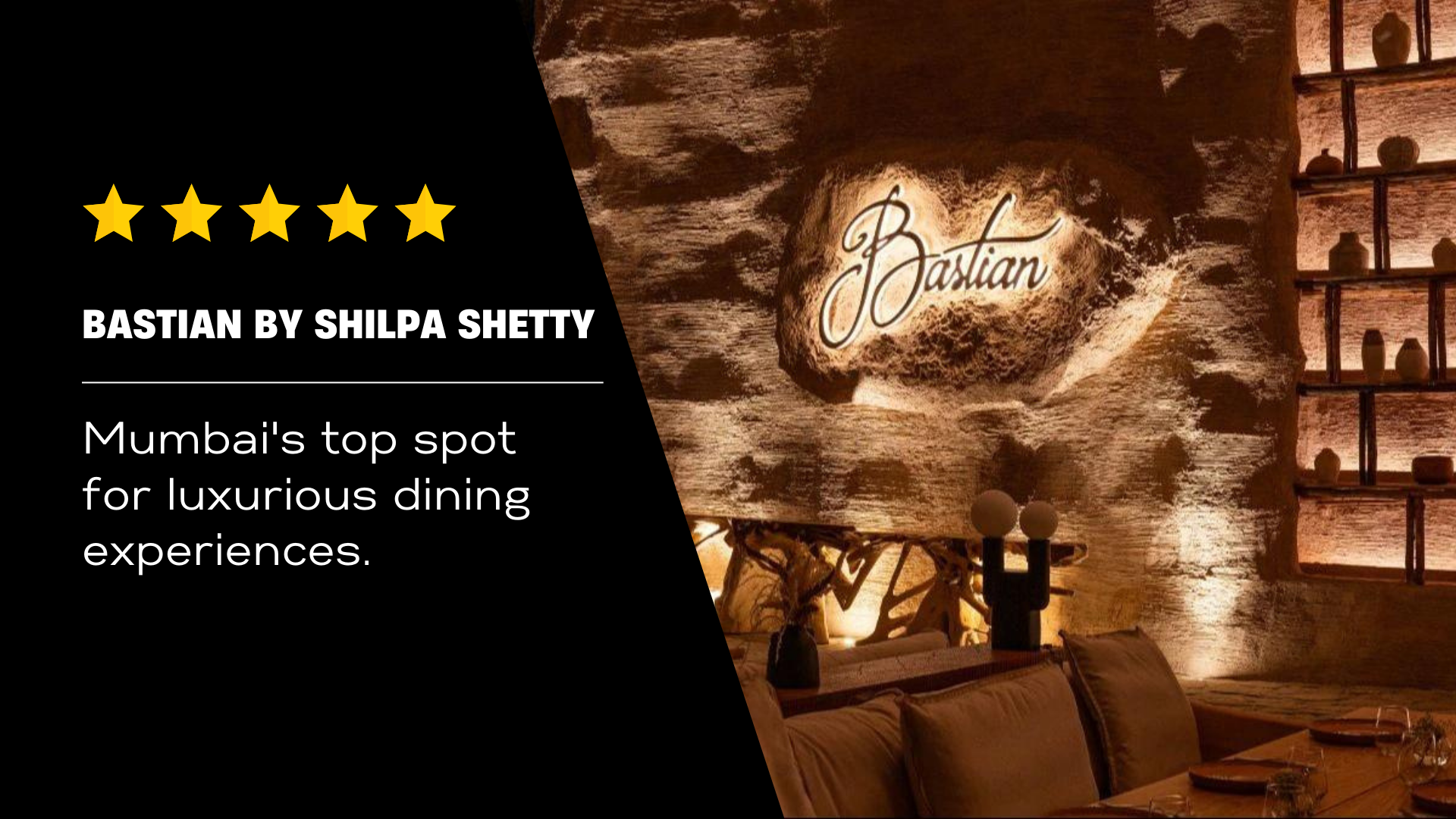 Bastian by Shilpa Shetty: Mumbai's top spot for luxurious dining experiences.